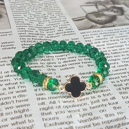 دستبند سبز زنانه
ساخته شده از سنگ کریستال سبز 