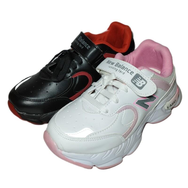 کفش اسپرت پسرانه و دخترانه مدل فرد N دارای دو رنگ (مشکی و سفید) سایز 31 تا 36 کد p09