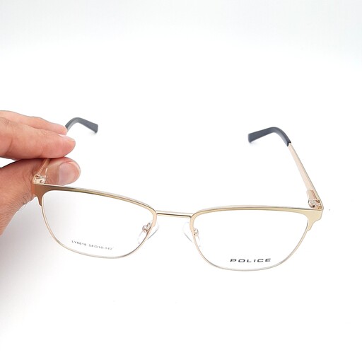 فریم عینک طبی مردانه درجه یک رنگ ثابت مارک پلیس س.ارسال رایگان