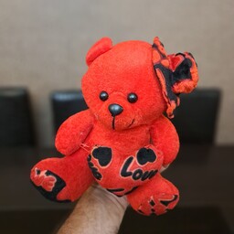 عروسک خرس قلبی