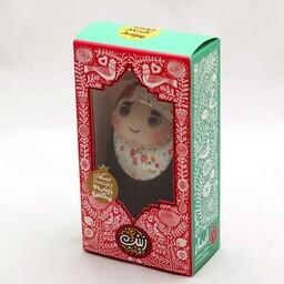 عروسک نمدی زینب اسباب بازی فرهنگی مذهبی دخترانه نماد اربعین