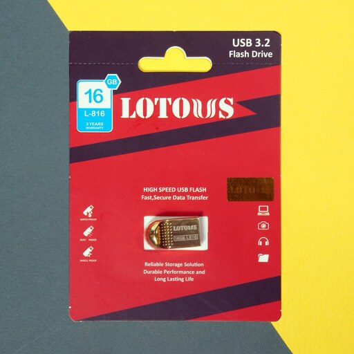 فلش مموری لوتوس مدل L816 ظرفیت 16 گیگابایت USB 3.2