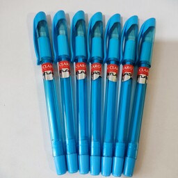 خودکار کلارو رنگی اطلس با رنگ آبی کمرنگ درجه یک با ضخامت نوک 0.7(محصول کشور هندوستان)