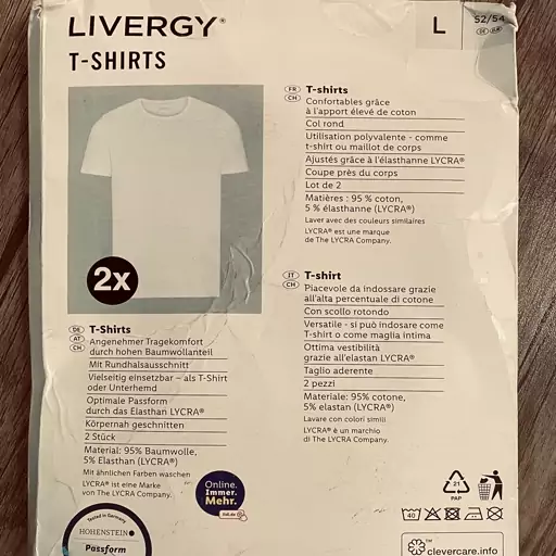 Livergy cheap t shirt