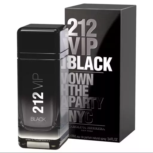 عطر ادکلن کارولینا هررا 212 وی آی پی بلک  carolina herrera 212 black vip