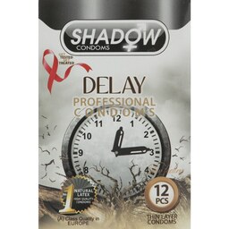 کاندوم شادو مدل delay بسته 12 عددی