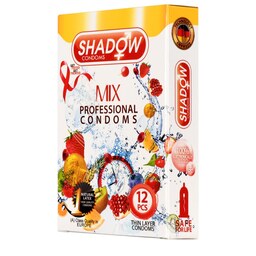 کاندوم شادو مدل میکس  (mix)  بسته 12 عددی 