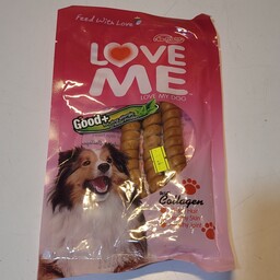 تشویقی سگ برند لاومی love me با طعم فنری مرغ تاریخ تا 2025