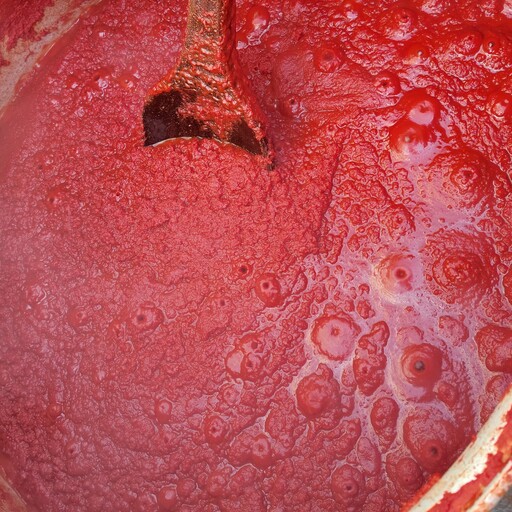 رب گوجه فرنگی خانگی تازه امسالی خوشمزه و خوشرنگ و غلیظ درجه یک سنتی 