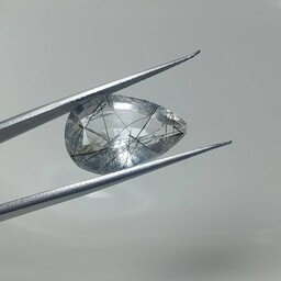 در مویی تراش اشکی جواهری درشت طبیعی
واضح و شفاف وزن 8.5 قیراط
 