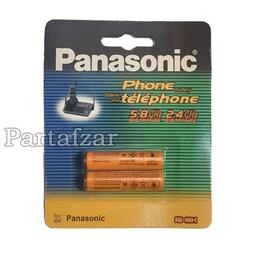 باتری نیم قلم شارژی پاناسونیک 830 میلی آمپر  اصل با گارانتی . مناسب انواع گوشی تلفن