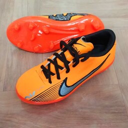کفش فوتبال استوک دار نایک ایر پسرانه رنگ نارنجی سایز 40 ارسال رایگان 