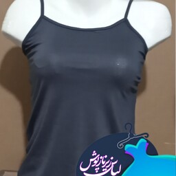 ارسال رایگان پک 6عددی تاپ دوبندی زنانه سایز l.xl در رنگهای مشکی و دودی