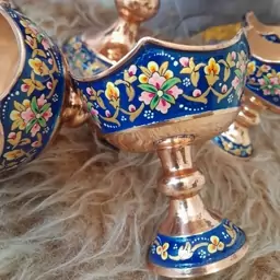 سرویس آجیل خوری 7 تیکه مس و پرداز  