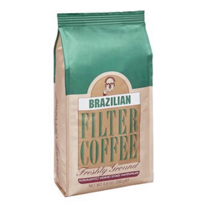 پودر قهوه برزیل فیلتر کافی مهمت افندی  250 گرمی