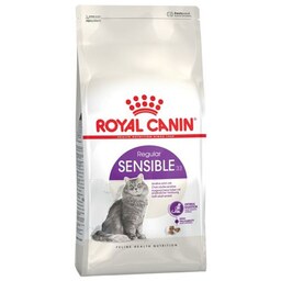 غذای خشک گربه رویال کنین مدل سینسیبل    4KG ROYAL CANIN SENSIBLE