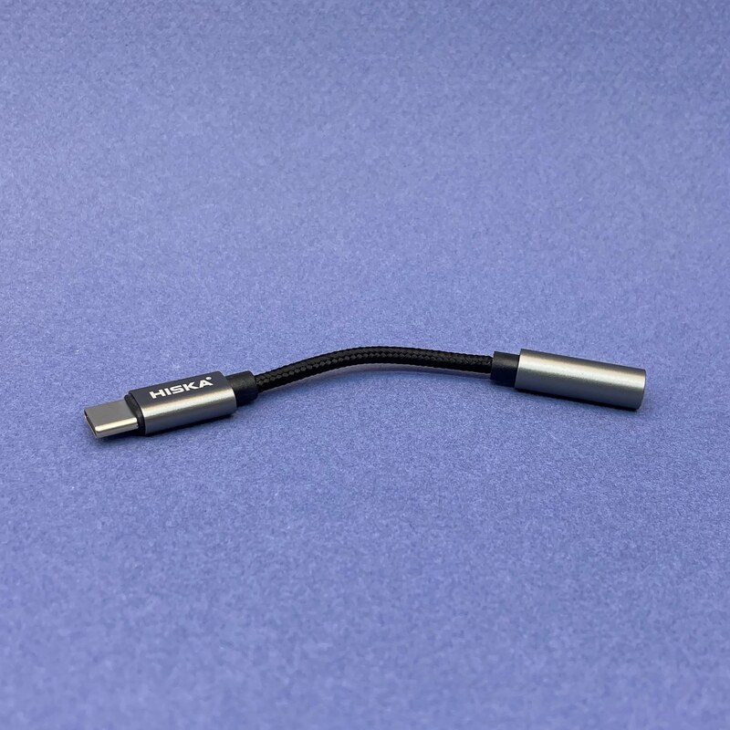 کابل تبدیل تایپ سی به AUX هیسکا  مدل HISKA W22 ADAPTER  USB.C to 3.5 mm