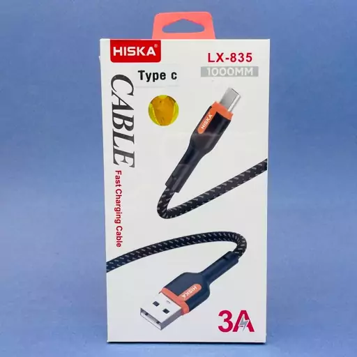 کابل شارژ کنفی تایپ سی فست هیسکا مدل HISKA LX835 Type C Cable