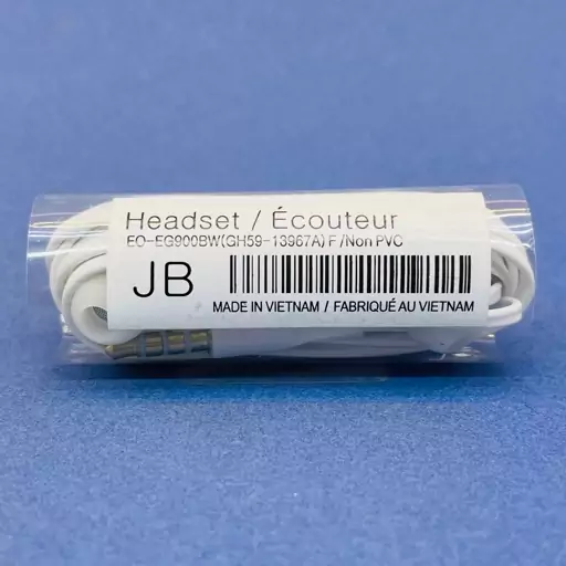 هندزفری اورجینال سامسونگ مدل Headset EO-EG900BW هندزفری S4 سرکارتنی ویتنام JB 