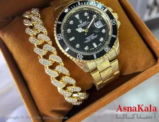 ساعت رولکس ساب مارین مردانه ROLEX Submariner WATCH MEN کد WTCH1134W