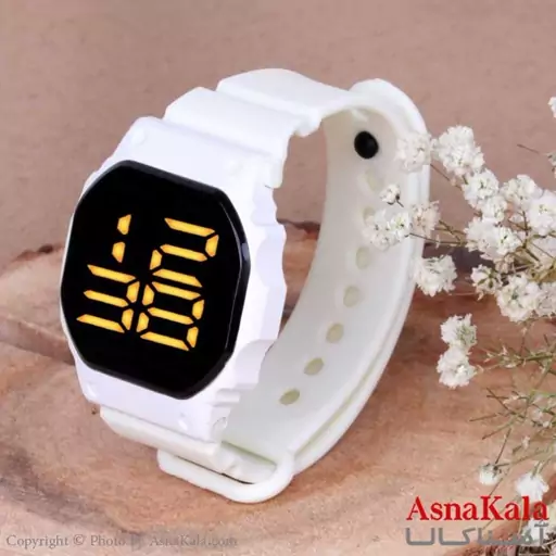 ساعت مچی دیجیتال زنانه بند سیلیکونی DIGITAL WATCH کد WTCH1110W