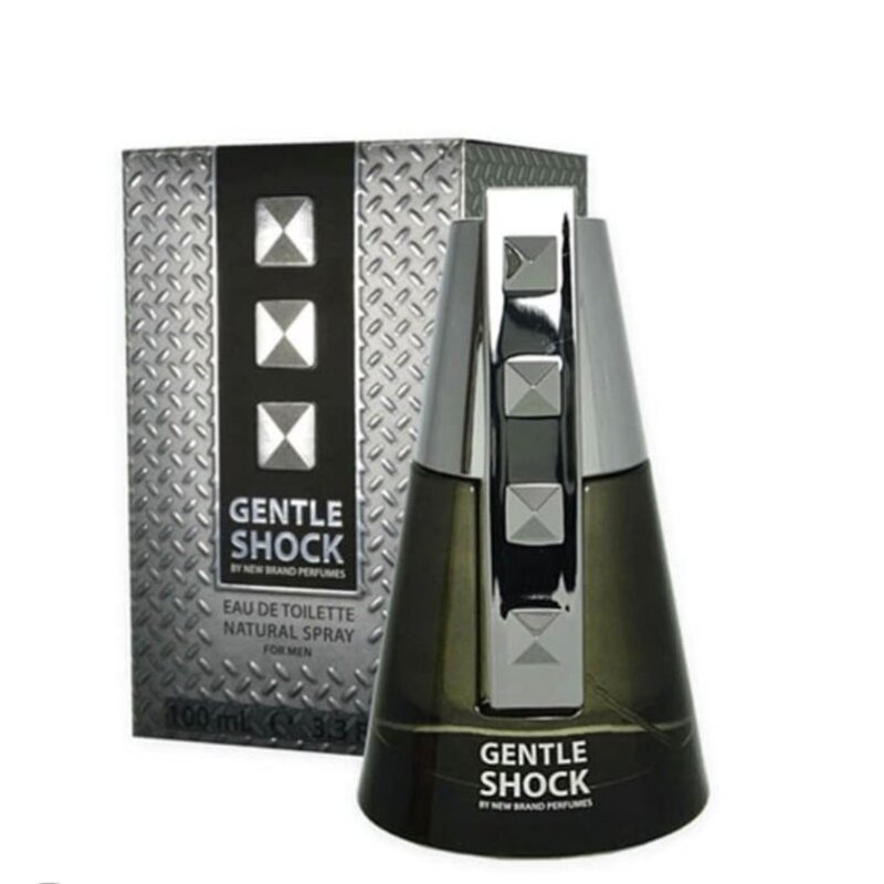 ادوتویلت مردانه نیو برند (New brand) مدل Gentle Shock حجم 100 میلی‌لیتر

