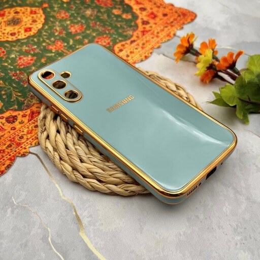 قاب گوشی Galaxy A54 5G سامسونگ  مای کیس دور طلایی محافظ لنز دار کد 80097