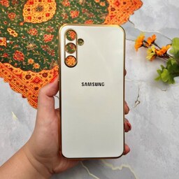 قاب گوشی Galaxy A34 5G سامسونگ مای کیس دور طلایی محافظ لنز دار کد 14749