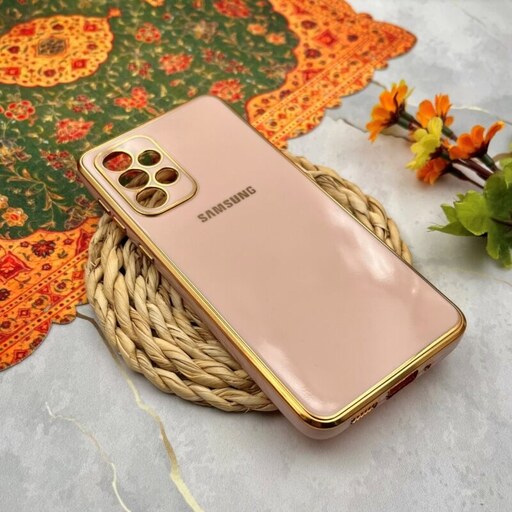 قاب گوشی Galaxy A33 5G سامسونگ مای کیس دور طلایی محافظ لنز دار کد 35857