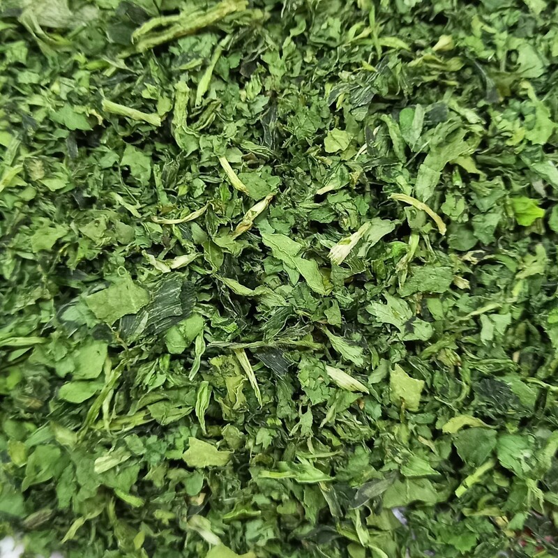 سبزی قورمه خشک با 3 بار شستشو  سبز و خوش عطر (500 گرم)