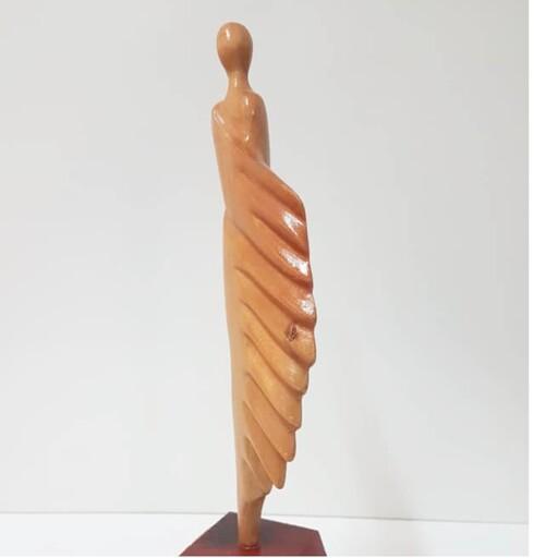 مجسمه تندیس طرح باد صنایع دستی چوبی و دکوری خاص ارسال فقط با تیپاکس