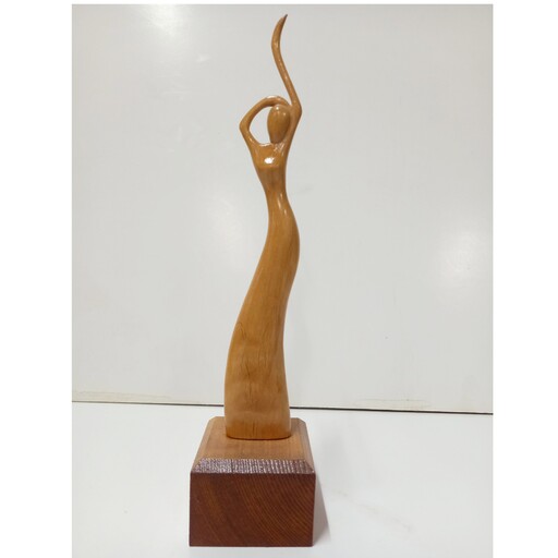 مجسمه تندیس طرح رقص صنایع دستی چوبی و دکوری خاص ارسال فقط با تیپاکس