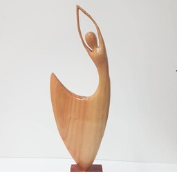 مجسمه تندیس طرح کرشمه صنایع دستی چوبی و دکوری خاص ارسال فقط با تیپاکس