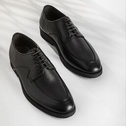 کفش مردانه مجلسی  چرم طبیعی مدل سهند مشکی متسقیم از خود تولید کننده (ارسال رایگان)