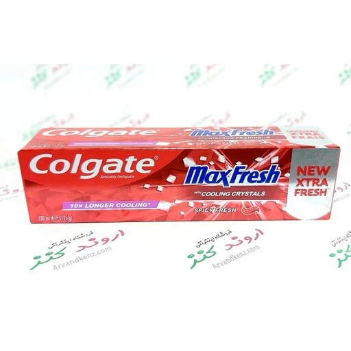 خمیر دندان کلگیت Colgate سری Max Fresh مدل Spicy Fresh

