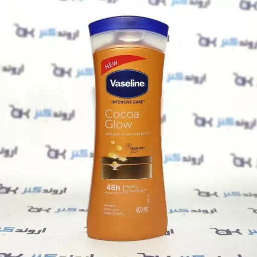 لوسیون بدن وازلین Vaseline مدل cocoa glow

