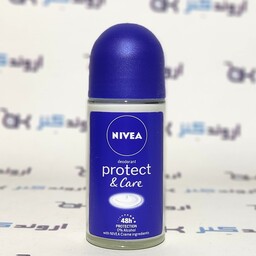 رول ضد تعریق زنانه نیوآ NIVEA مدل Protect And Care حجم 50 میلی لیتر

