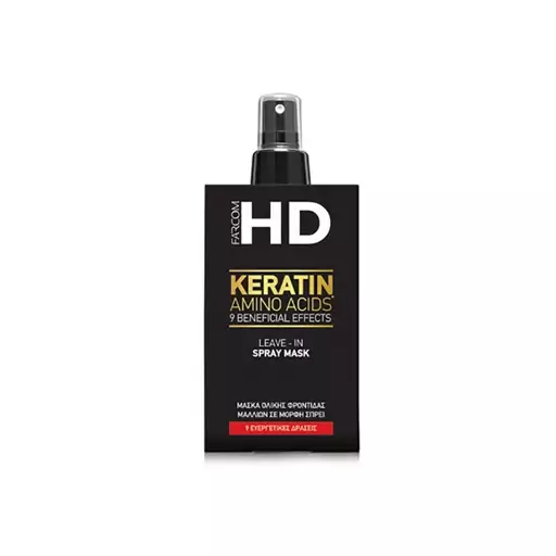 اسپری ماسک 9 کاره مو اچ دی مدل Keratin حجم 150 میل