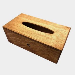جعبه دستمال کاغذی چوبی گابون