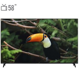 تلویزیون 58 اینچ جی پلاس مدل pu728 با گارانتی گلدیران(هزینه ارسال بصورت پس کرایه برعهده خریدار محترم هست)