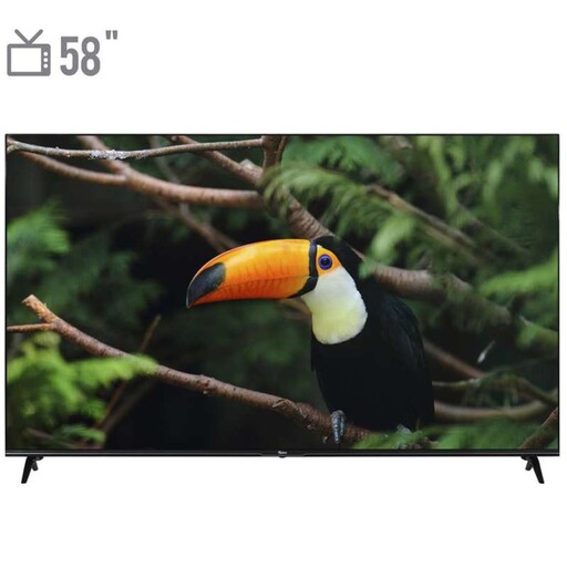 تلویزیون 58 اینچ جی پلاس مدل pu728 با گارانتی گلدیران(هزینه ارسال بصورت پس کرایه برعهده خریدار محترم هست)