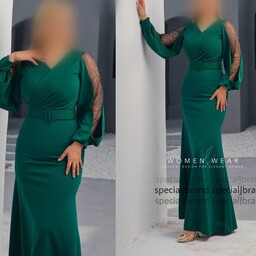لباس مجلسی زنانه مدل آلیش سایزبندی 42 الی 50 رنگبندی ژورنال-پیراهن مجلسی بلند-ماکسی مجلسی دخترانه-ماکسی مجلسی بلند