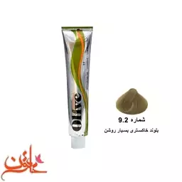 رنگ مو الیو شماره 9.2 خاکستری رنگ بلوند خاکستری بسیار روشن