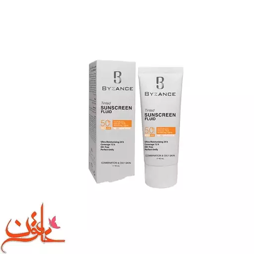 کرم ضد آفتاب بیزانس پوست چرب spf50 شماره 10 حجم 40 میل