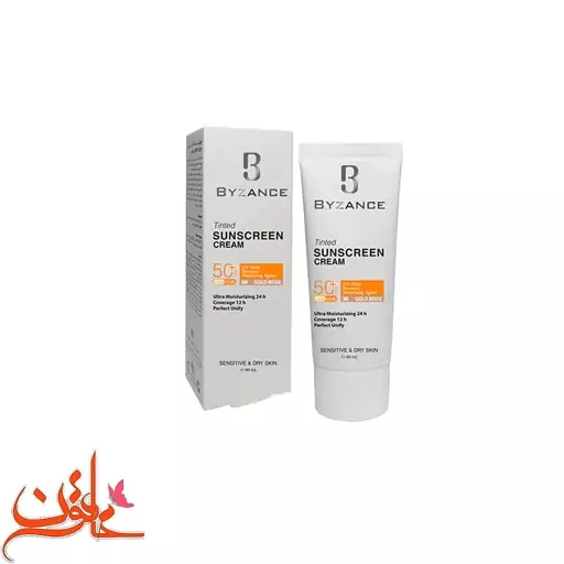 کرم ضد آفتاب بیزانس پوست خشک spf50 شماره 30 حجم 40 میل