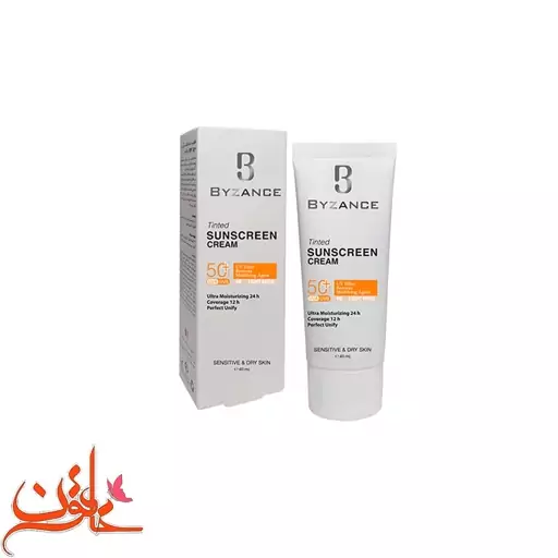 کرم ضد آفتاب بیزانس پوست خشک spf50 شماره 10 حجم 40 میل