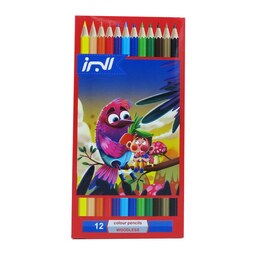 مداد رنگی 12 رنگ جعبه مقوایی البرز ALBORZ