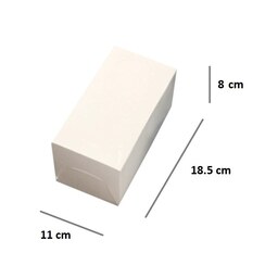 جعبه بسته بندی مقوایی بسته 100 تایی سایز 18در8در11 سانتی متر