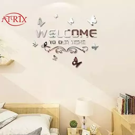 آینه آتریکس مدل welcome to our home کد MD218