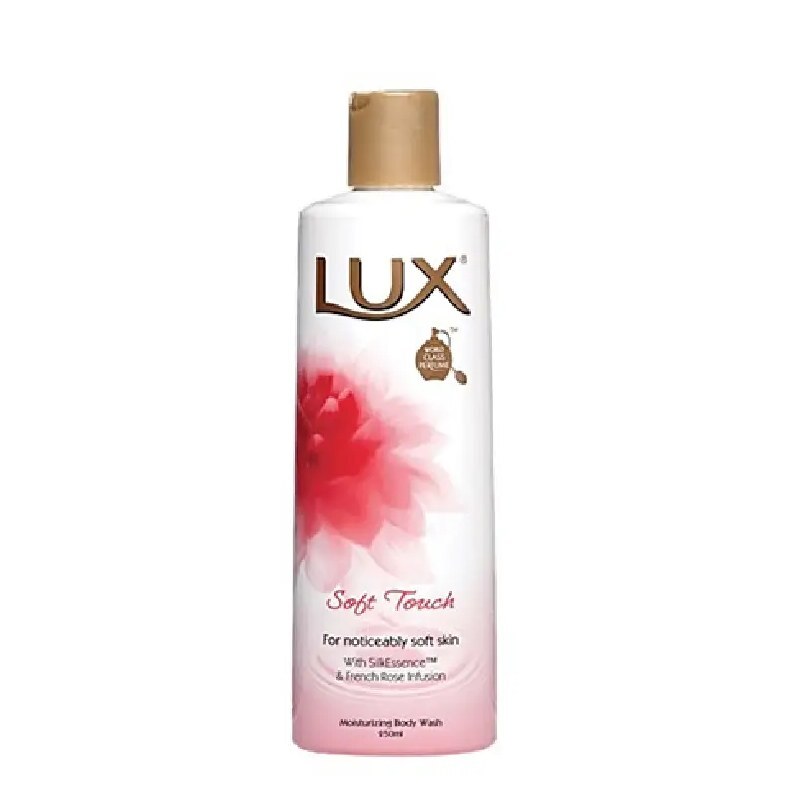 شامپو بدن لوکس رایحه گل رز Lux Soft Touch حجم 250 میلی لیتر